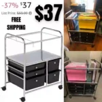 Drawer Hanging File Cart