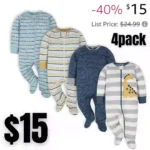 Gerber Baby Boys 4 Pack Sleep
