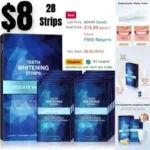 Gloridea Teeth Whitening Strips, Pack of 28 Strips