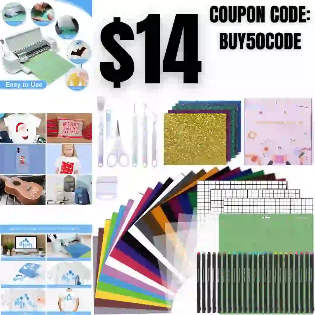 Gotega Ultimate Accessories Bundle for Cricut Makers Machine and All Explore Air – Wonderful Tool Kit as Gifts for Beginners,Pros,Skilled Crafters