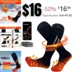 Heated Socks Rechargeable Electric Heated Socks for Men Women