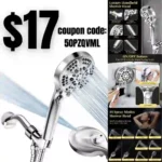 High Pressure 10-mode Handheld Shower Head Set