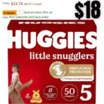 Huggies Size 5 Diapers, Little Snugglers Baby Diapers