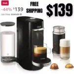 Nespresso VertuoPlus Deluxe Coffee and Espresso Machine