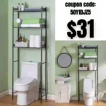 Over The Toilet Storage Cabinet Bathroom Organizer Shelf Over The Toilet Storage Shelf – Bathroom Shelves Towel Storage Shelf for Small Bathroom