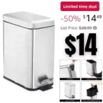 Rectangle Step Trash Can – 5 Liter