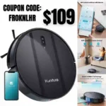 Robot Vacuum, Robotic Vacuum Cleaner T8, 3000Pa Strong Suction, Self-Charging, Tangle-Free