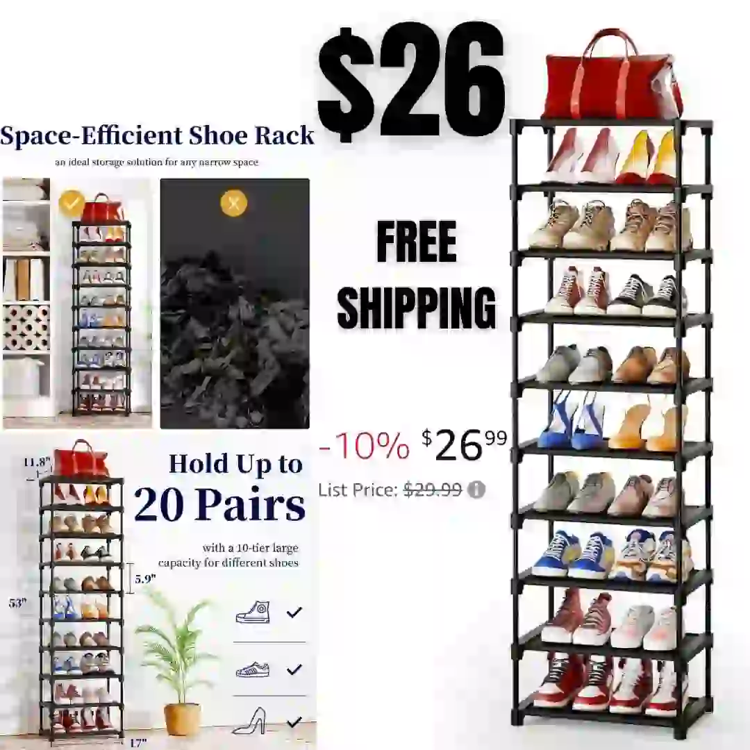 5 Tiers Bookshelf, Classically Tall Bookcase Shelf,Industrial Book Rack,Modern Book Holder