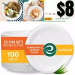 100PACK ECO SOUL Pearl White 6 Inch