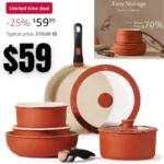 11pcs Pots and Pans Set
