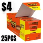 25PCS REESE Milk Chocolate Snack Size Peanut Butter Cups