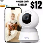 2K 3MP Indoor Pan Tilt Security Camera with 12×Zoom