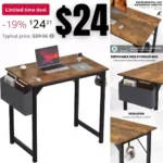 32 Inch Office Small Computer Desk Modern Simple Style Writing Study Work Table
