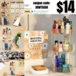 360 Rotating Makeup Organizer for Vanity, Large Capacity Skincare Organizer, Perfume Organizer