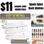 3pack Spice Rack Shelves