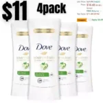 4pack Dove Advanced Care Antiperspirant Cool Essentials