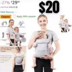 Baby Carrier Newborn to Toddler, Cozy Baby Wrap Carrier