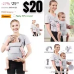 Baby Carrier Newborn to Toddler, Cozy Baby Wrap Carrier