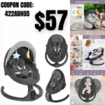 Baby Swing for Infants to Toddler,Electric Portable Baby Swing and Bouncer