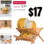 Bamboo Dish Drying Rack