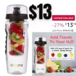 Brimma Fruit Infuser Water Bottle