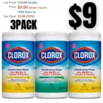 Clorox Disinfecting Wipes Value Pack, Household Essentials, 75 Count
