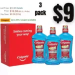 Colgate Total Mouthwash, Alcohol Free Mouthwash, Peppermint