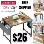 Computer Desk 32 Inch Home Office Work Study Writing Student