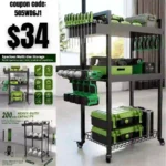 Garage Storage Organization-Power Tool Organizer-Ryobi-Tool Chest-Dewalt Tools