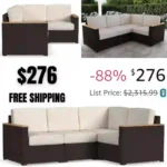 Homestyles 4-Seat Sectional