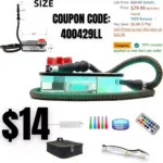 Hookah set Hookah Hookahs Book Hookah Acrylic Flat Box Hookas Portable Hookah Shisha with Hookah Travel Bag