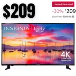 INSIGNIA 50-inch Class F30 Series LED 4K UHD Smart Fire TV with Alexa Voice Remote