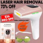 IPL Hair Removal for Women at-Home,Upgraded to 999,000 Flashes Painless Hair Remover
