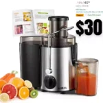 Juicer Machines, Aiheal Juicer Whole Fruit and Vegetables with 3 Speed Control