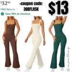Jumpsuit for Women Wide Leg Pants Sexy Sleeveless Flare Playsuit Yoga
