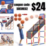 Kids Arcade Basketball Game With Electronic Scoreboard and Cheer Sounds