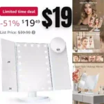 Makeup Mirror Vanity Mirror with Lights, 2X 3X 10X