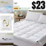 Mattress Topper Queen Size, Cooling Mattress Pad Cover for Hot Sleepers, Extra Thick 5D