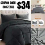 Micromink Sherpa Comforter 3 Piece Bed Set
