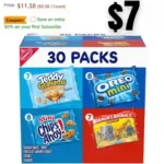 Nabisco Team Favorites Variety Pack, OREO Mini, CHIPS