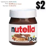 Nutella Hazelnut Spread With Cocoa For Breakfast