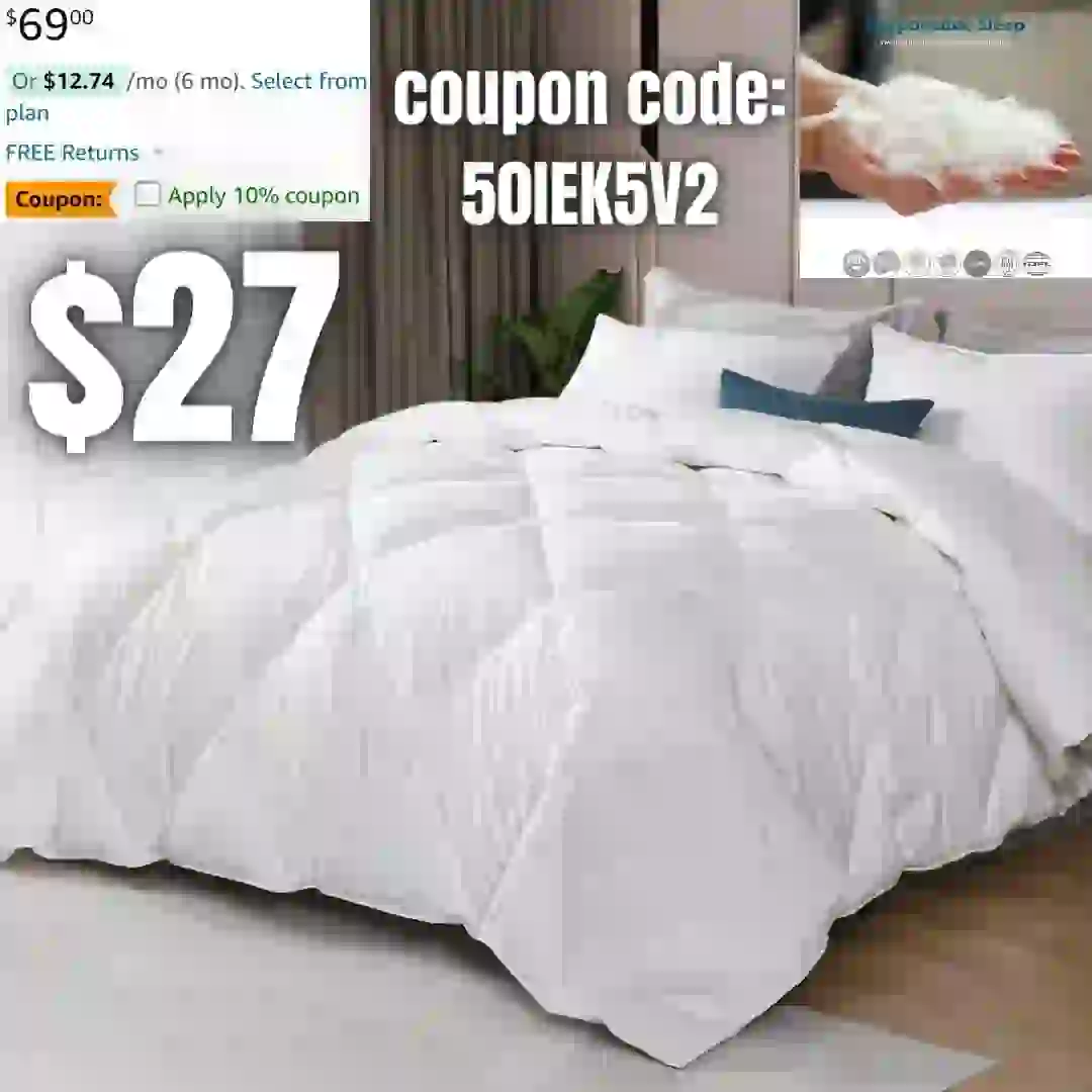 Memory Foam Pillow, Standard Size Pillows for Sleeping, Bed Pillow Soft and Comfortable