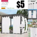 Outdoor Curtains Waterproof Windproof Weatherproof Curtain