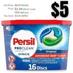 Persil Discs Laundry Detergent Pacs, Original, 16 Count