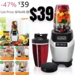 Personal Electric Single Serve Small Professional Kitchen Countertop Mini Blender