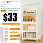 Plastic Storage Bins Organizer