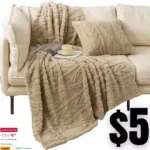 Sherpa Throw Blanket-3D Stylish Design Super Soft Fuzzy Cozy Warm Blanket Thick Plush Fluffy