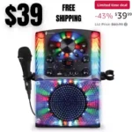 Singing Machine SML625BTBKD Karaoke Machine