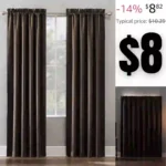 Sun Zero Oslo Theater Grade Extreme Total Blackout Rod Pocket Curtain Panel