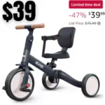 Toddler Bike, Toddler Tricycle for 1-3 Year Olds, 3 in 1 Balance Bike